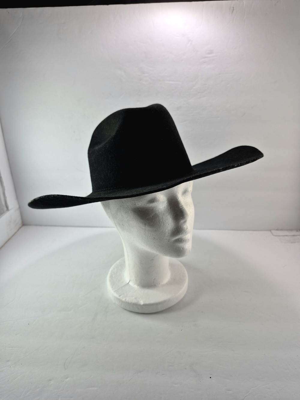 NWOT Lone Star Maverick 8- Star Black Felt Western Cowboy Hat 6 3/4. Premium.
